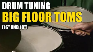 Drum Tuning - Big Floor Toms (16" and 18")