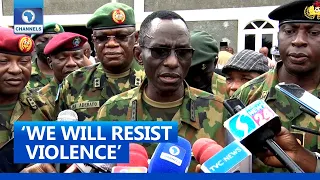 [FULL VIDEO] We Will Resist Any Attempt To Use Violence Against The State - CDS