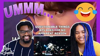 Questionable things bts does for no apparent reason| REACTION