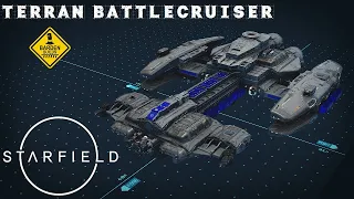 Starfield: Terran Battlecruiser (Tutorial/ No Mods)