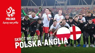 U-20: Skrót meczu 🇵🇱 POLSKA – ANGLIA 🏴󠁧󠁢󠁥󠁮󠁧󠁿