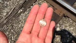 Penny On A Train Track