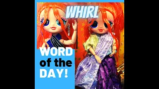 OMG dolls' WORD of the Day: whirl! Lol OMG learning video! Major Lady stop motion #shorts