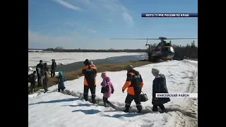 Больше двадцати жителей деревни Фомка Енисейского района эвакуированы из-за паводка