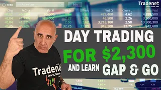 Day Trading for $2,300 & Learn the Gap & Go Strategy