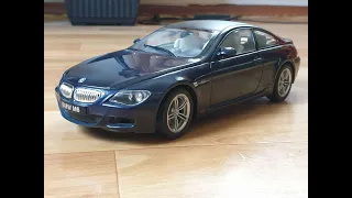 Diecast BMW, M6 Revell,1:18 Scale.Автомодели.Обзор