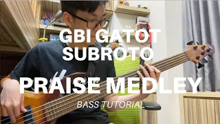 Allah Sumber Kuatku Medley - GBI Jl. Jend. Gatot Subroto 33rd Anniversary - Bass Tutorial