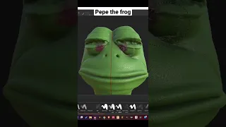 Real Pepe the frog #blender #3d #zbrush #timelapse