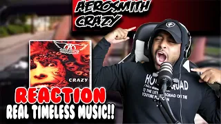 First Time hearing Aerosmith ( Crazy ) | " Rock Music " Reaction