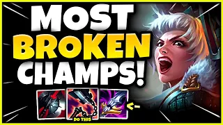 RIVEN TOP AGAINST 5 GIGA-BROKEN CHAMPS! (HOW TO CARRY & WIN) - S12 Riven TOP Gameplay Guide