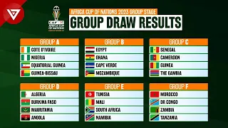 Draw Results: CAF AFCON Africa Cup of Nations 2023 Group Stage