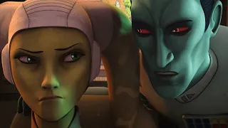 Hera meets Grand Admiral Thrawn [4K HDR] - Star Wars: Rebels
