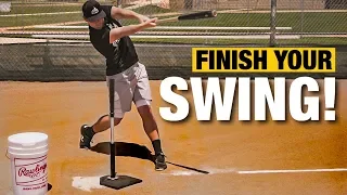 How Should You Finish Your Baseball Swing? (IT MATTERS!)