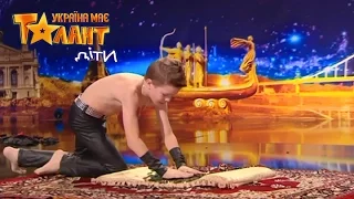 Young guy shows cool Yoga Tricks - Got Talent 2017