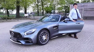 NEW 2018 Mercedes AMG GT C Roadster - BRUTAL Drive Review Sound Exterior Interior Exhaust