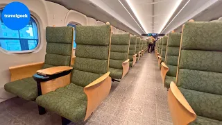 Wooden Seats! Riding Japan's NEWEST High-Speed Train | Bullet Train Kamome