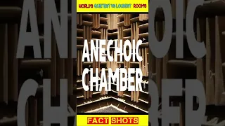 worlds quietest vs loudest rooms in the world Anechoic Chamber #shorts