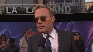 Avengers Infinity War Los Angeles World Premiere - Itw Paul Bettany (official video)