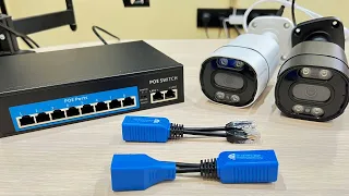 Connection of two cameras on ONE CABLE.