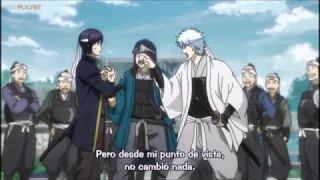 Gintama 2017 Sakamoto recuerda Takasugi y Gintoki