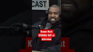 Kanye West STORMS OUT of interview