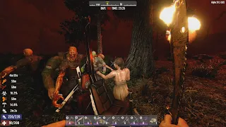 What happens when you use the gyrocopter during horde night in 7 Days to Die?