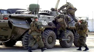 46 Бригада ВВ в Чечне  Военное присутствие обозначается кровью.