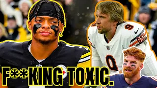 Justin Fields gets EXPOSED in BRUTAL REPORT on BEHAVIOR While With the Bears! "F**KING TOXIC" | NFL