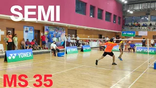 SEMI | MEN'S SINGLES | MASTERS NATIONAL BADMINTON CHAMPIONSHIP GOA 2023 MAYANK V/S ACHARIYA DEV