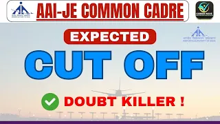 EXPECTED CUT OFF | DOUBT KILLER | MOCKS | TIME MANAGEMENT | BOOKS | AAI-JE COMMON CADRE | AAI JE CC