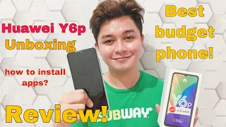 Huawei Y6p Unboxing and Review (how to install apps)
