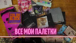 ВСЕ МОИ ПАЛЕТКИ ТЕНЕЙ|ИНВЕНТАРИЗАЦИЯ ТЕНЕЙ|РАСХЛАМЛЕНИЕ|МИНИМАЛИСТ ИЛИ ШОПОГОЛИК?