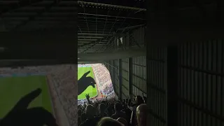 Up the Premier League we go🎶 | Newcastle fans in the gallowgate end