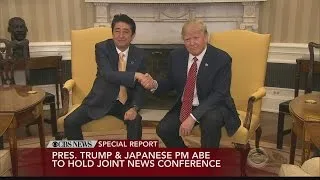 Pres. Trump & Japanese PM Shinzo Abe hold joint news conference