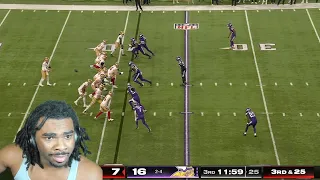 PURDY WTF U DOIN!!!! San Francisco 49ers vs. Minnesota VikingS 2023 Week 7 Game Highlights REACTION