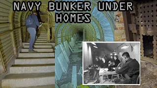 NAVY CONTROL BUNKER Hidden under HOUSES