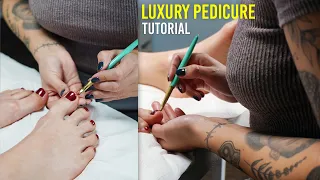 Womens At Home Luxury Pedicure  Tutorial