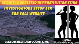 UPDATE: BCA Names 6 Suspects Arrested In Bemidji-Beltrami County Prostitution Sting