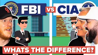 FBI vs CIA - How Do They Compare? | OFFICE BLOKES REACT!!