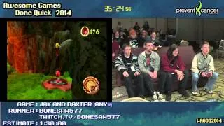 Jak and Daxter: The Precursor Legacy :: SPEED RUN (1:17:06) by Bonesaw577 #AGDQ 2014