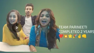 FINALLY TEAM PARINEETI COMPLETED 2 YEARS SOON WE COMPLETE 1000 EPISODES ❤️❤️ #parineeti #team