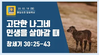 고단한 나그네 인생을 살아갈 때 (창세기 30:25-43) [매일 성경 말씀 묵상]