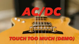 AC/DC Touch Too Much-DEMO (Malcolm Young Guitar Lesson)