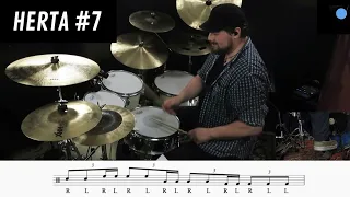 Herta #7 (Drum Fill Lesson) triplet drum fill