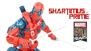 Marvel Legends Deadpool Vintage Collection X Force 80 Years 90's Comic Hasbro Action Figure Review