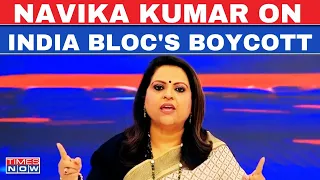 INDIA Alliance Media Boycott News Live | Navika Kumar's 'Fierce' Response | TV News Anchors