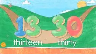 Kids Numbers Chant - Pronunciation Help for TEEN and TY - ELF Learning