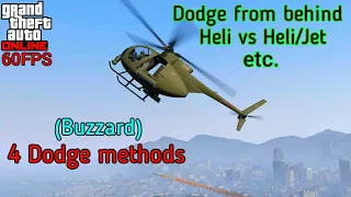 GTA Online How to dodge missiles with the Buzzard - Dodge from behind, Heli vs Heli/Jet etc.