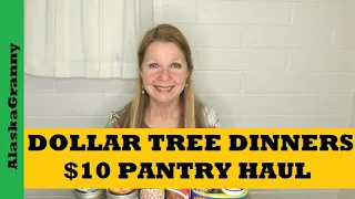 Dollar Tree Dinners $10 Haul Food Storage Meal Ideas