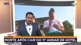 Vídeo do Mc Kevin caindo da varanda do apartamento no rj